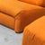 Modular 2-Seater Sofa in Orange Fabric, 1970s, Set of 2 For Sale - Image 6 of 11