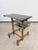 Hungarian Postmodern Brass and Smoked Glass Rolling Hi-Fi Media Stand, 1970s For Sale - Image 10 of 13