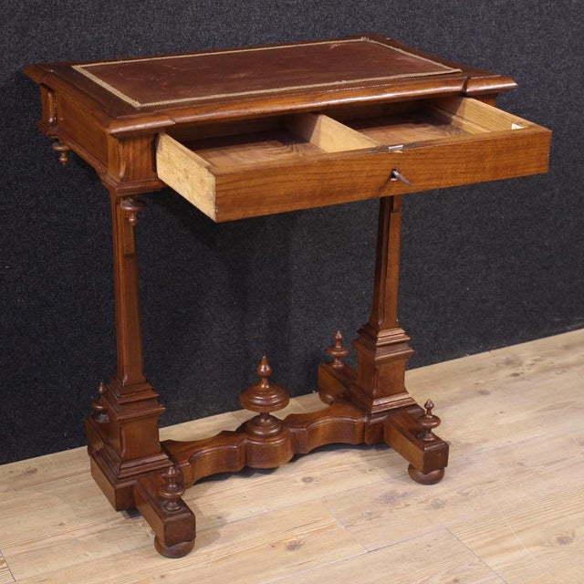 19th Century Italian Writing Table, 1880s For Sale - Image 11 of 13