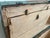 Large Antique Victorian Oak Banded Dome Top Steamer Trunk Chest, Maier For Sale - Image 13 of 16