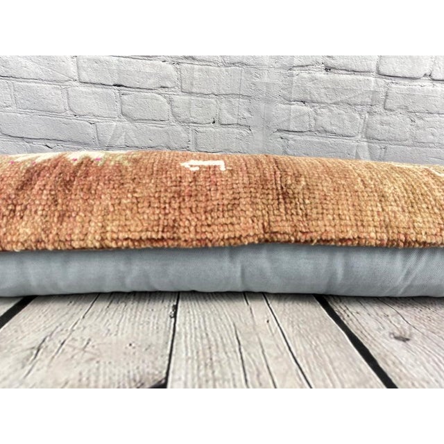 Textile 12 x 46 Lumbar Rug Pillow Nomadic Comfort Turkish Pillow Cushion Cover For Sale - Image 7 of 7