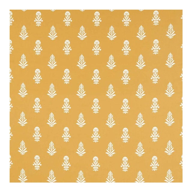 Sanderson Dabu Fabric in Tumeric - a sample For Sale