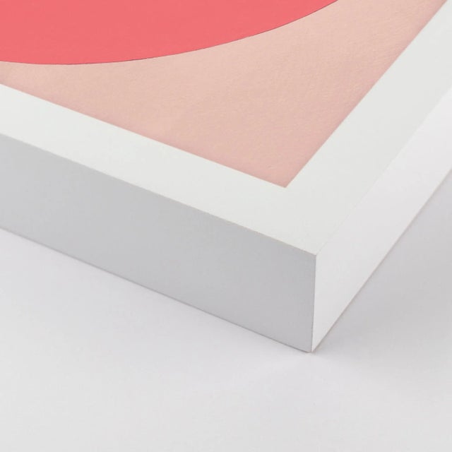 Stephanie Henderson Pink Forevers Set of 4 by Stephanie Henderson in White Frame, Medium Art Print For Sale - Image 4 of 6