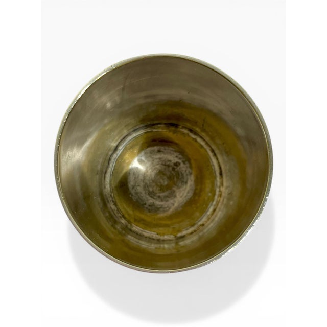 Silver French Art Deco Set of 3 Small Silver Cups, Including Christofle For Sale - Image 8 of 12