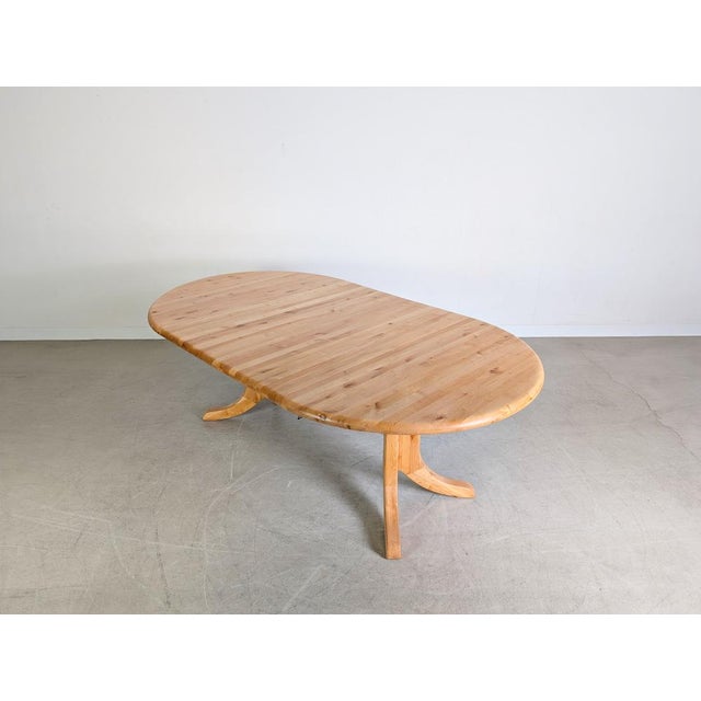 Mid-Century Extendable Dining Table in Pine by Rainer Daumiller For Sale - Image 11 of 12