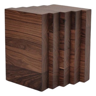 Scalae 34 Side Table in Walnut by Mokko Amsterdam For Sale