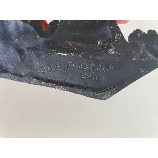 Vintage Sexton Old Stove With Logs Kitchen Wall Art Plaque For Sale - Image 10 of 10