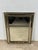 Brass Brass and Beveled Glass Wall Mirror, Mid-20th Century For Sale - Image 8 of 14
