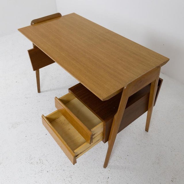 Vintage Wooden Desk, 1960s For Sale - Image 6 of 8