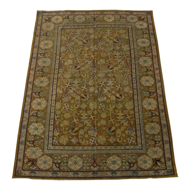 1900s Antique Indian Amritsar Rug For Sale