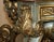 Baroque Metal Rams & Maiden Head Marble Topped Console Table For Sale - Image 5 of 18