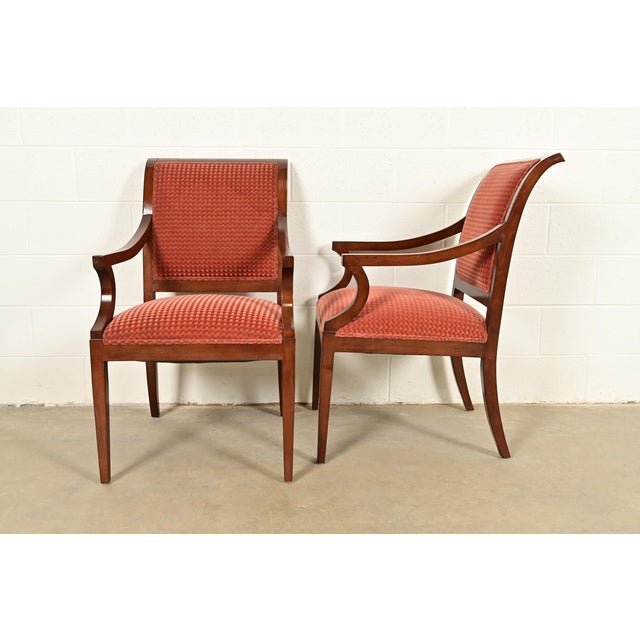 Smith & Watson Regency Carved Mahogany Dining Chairs, Set of Six For Sale - Image 12 of 14