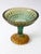 Green Vintage Green Pressed Glass Compote Dish For Sale - Image 8 of 10