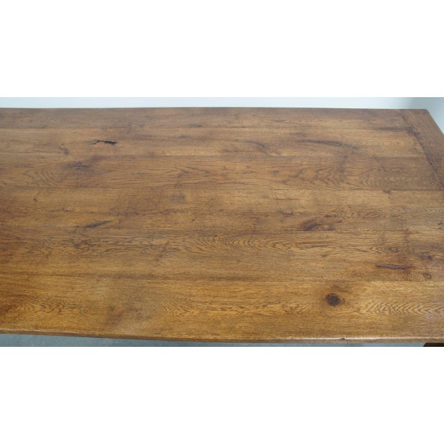 Wood Antique French Oak Dining Table For Sale - Image 7 of 14