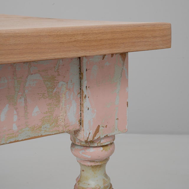 20th Century French Patinated Wooden Side Table For Sale In Greensboro - Image 6 of 18