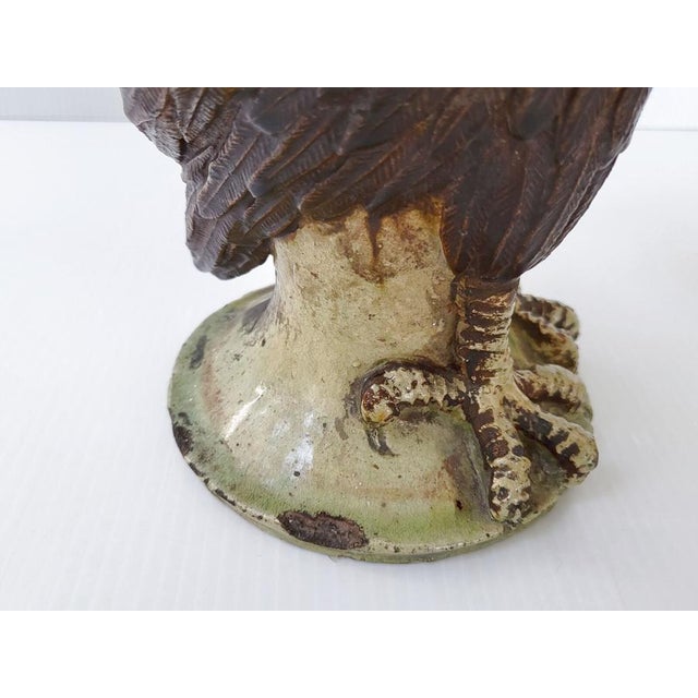 Brown Antique Ceramic Candy Dish by N, 19th Century For Sale - Image 8 of 13