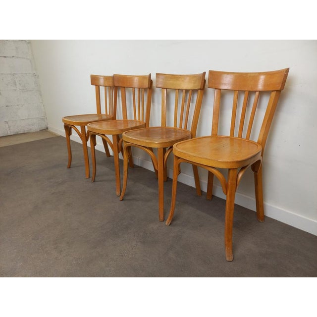 Bistro Chairs from Baumann, 1960s, Set of 4 For Sale - Image 4 of 18