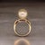 Natural South Sea Pearl Diamond Ring 7 14k Yellow Gold 0.14 CTs Certified For Sale - Image 13 of 15