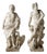 Late 19th Century French Concrete Zeus and Poseidon Statues (Set of 2) For Sale