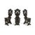 19th Century Renaissance-Style Ebonized Walnut Hall Chairs - Set of 3 For Sale - Image 12 of 12