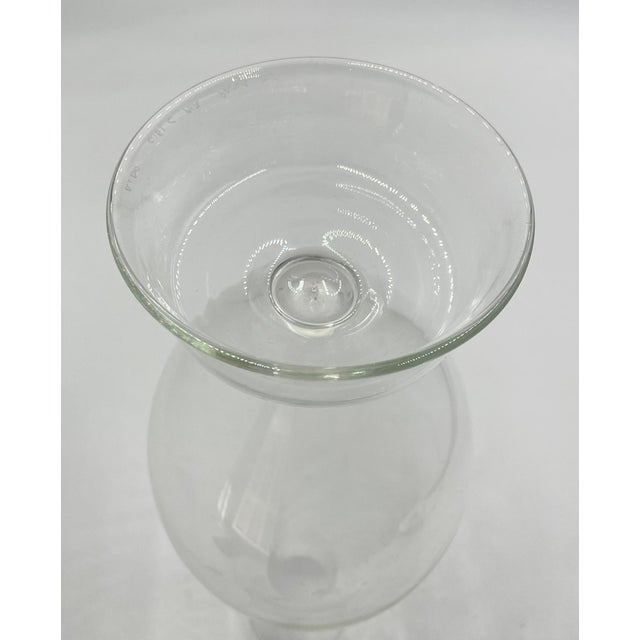 Aldo Cibic for Paola C Pims Signed Italian Blown Glass Bottle Vase For Sale - Image 13 of 13