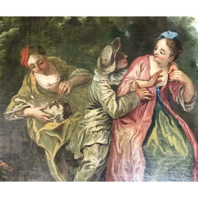 18th Century Figurative French Rococo Oil Painting After Francois Boucher, Framed For Sale - Image 10 of 12
