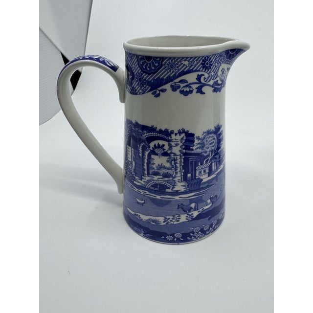 Add a touch of timeless English elegance to your collection with this **Vintage Mid-Century Modern Spode Blue Italian 8 oz...