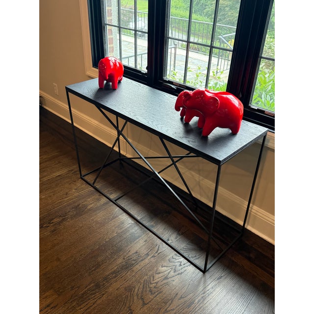 Black Michael Dawkins Console Table For Sale - Image 8 of 17