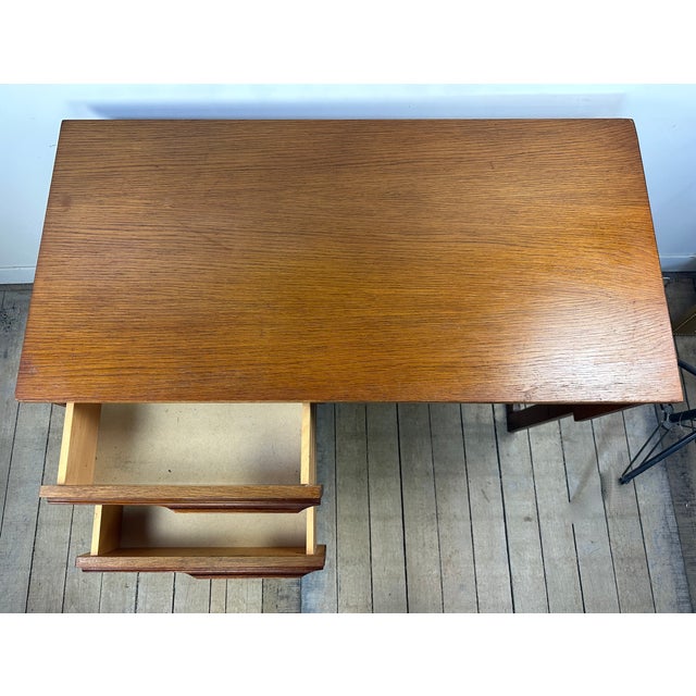 Vintage Scandinavian Teak Desk, 1960s For Sale - Image 9 of 10