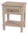 Flagstaff 20 in. W Rectangular Cane and Wood 1 Drawer Nightstand with Lower Open Shelf, Desert Sand For Sale
