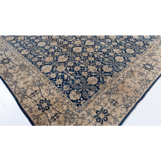 Indian Authentic 19th Century Indian Agra Rug For Sale - Image 3 of 8