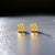 Traditional Natural Sapphire Stud Earrings 14k Yellow Gold 1.7 TCW Certified For Sale - Image 3 of 14