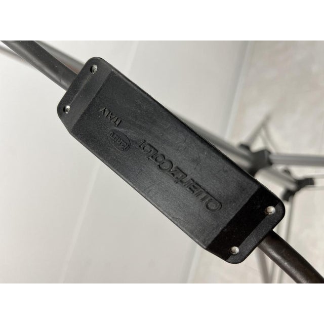 Vintage Italian Lamp in Glossy Aluminum, 1980s For Sale - Image 11 of 15