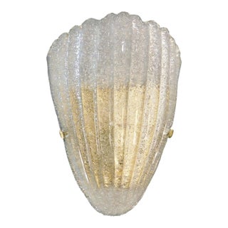20th Century Murano Graniglia Shield Sconce For Sale