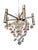 Elegant Italian chandelier, 1970s design, with Murano glass This piece is attributed to the mentioned designer/maker. It...