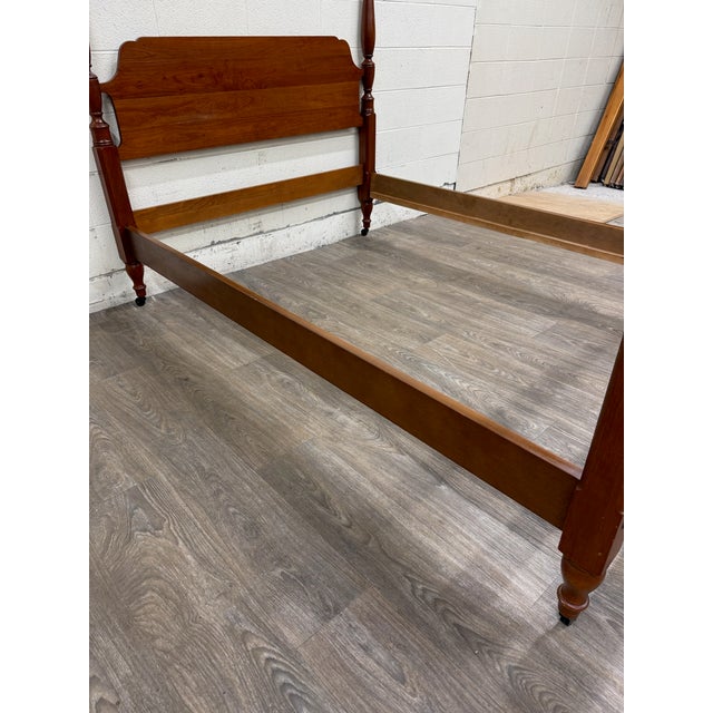 Vintage Full Size Pennsylvania House Chippendale Style Four Poster Bed For Sale In Kansas City - Image 6 of 16