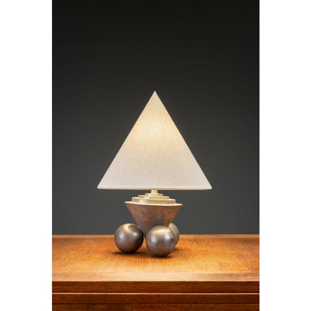 1920s Gero Amsterdam School Table Lamp I have official proof of authenticity such as vintage catalogs, designer records,...