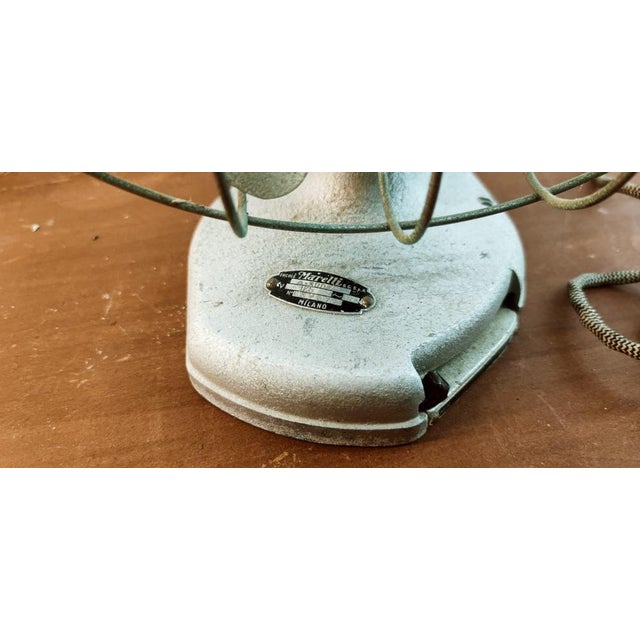 Mid-Century Modern Fan with Wall Connection from Ercole Marelli Milano For Sale - Image 3 of 18