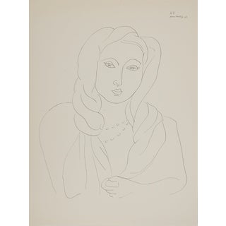 Henri Matisse, Jeune femme au voile, Lithograph For Sale