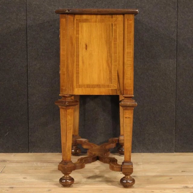 Small Louis XIV Italian Inlaid Commode, 1950s For Sale - Image 9 of 13