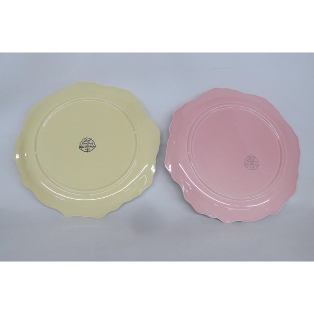Mid 20th Century Taylor Smith Taylor Leaf Fantasy Ceramic Tea Cups and Plates - Set of 15 For Sale In Miami - Image 6 of 16