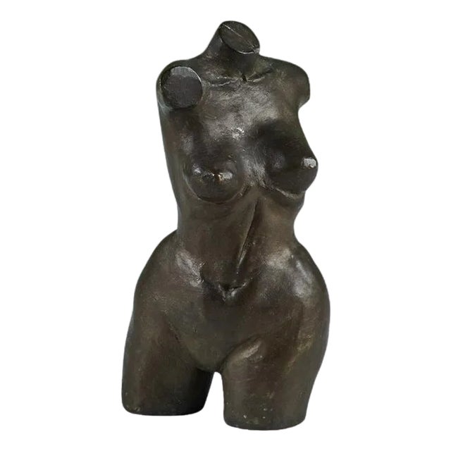 Solid Bronze Female Torso II For Sale