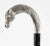 Vintage Silver Horse Head Ebonized Walking Cane, 2012 For Sale - Image 4 of 15