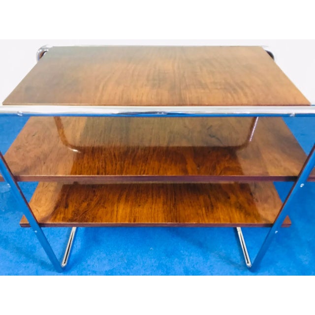Bauhaus Side Table from Thonet, 1940s For Sale - Image 3 of 7