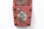 Mid-Century Modern Floral Wall Pocket Red For Sale - Image 3 of 10