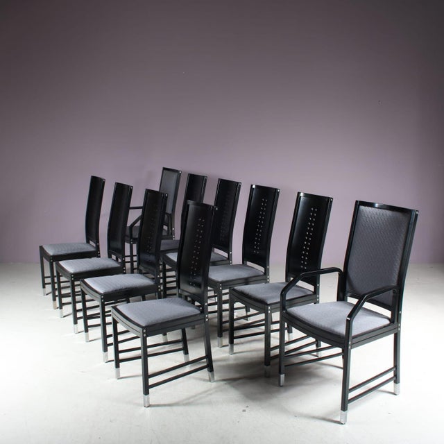 Dining Chairs by Ernst W. Beranek for Thonet, Austria, 1980s, Set of 10 For Sale - Image 3 of 16