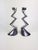 Metal Zig Zag Candlesticks by Matthew Hilton for SCP England, 1980s, Set of 2 For Sale - Image 7 of 15