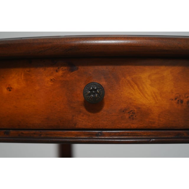 Theodore Alexander Burl Wood Swirling Teardrops Center Table For Sale - Image 11 of 18