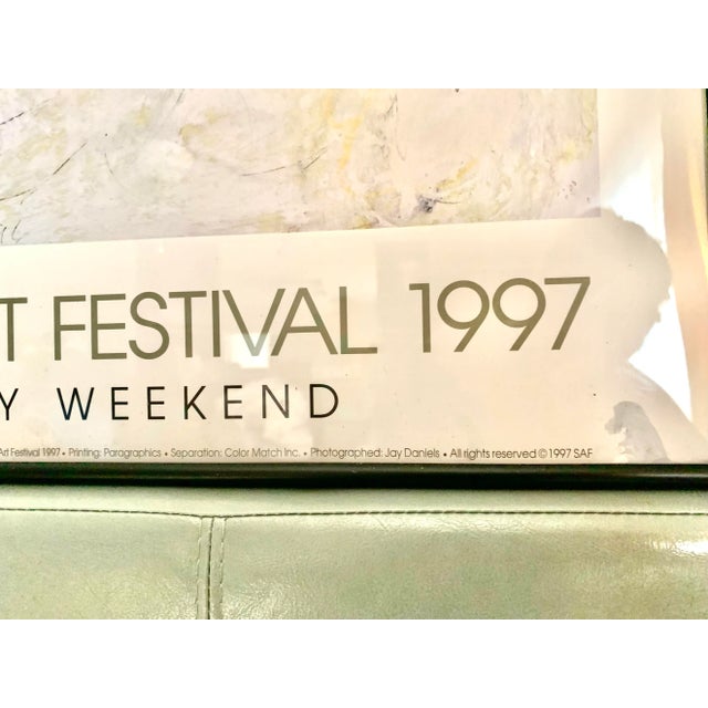 Contemporary 1997 Sausalito Art Festival Framed Poster For Sale - Image 3 of 6