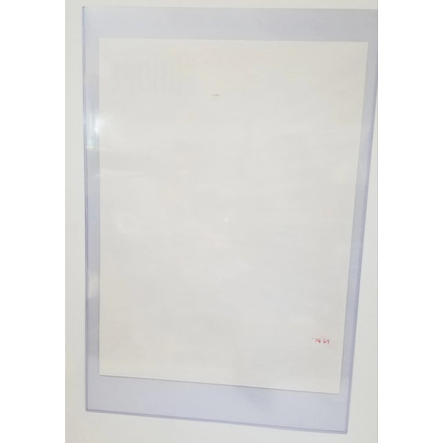 Red 1950s Lester Beall SS United States Lines Europe Poster For Sale - Image 8 of 11